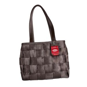 Harveys The Original Seatbelt Bag Brown Woven Tote